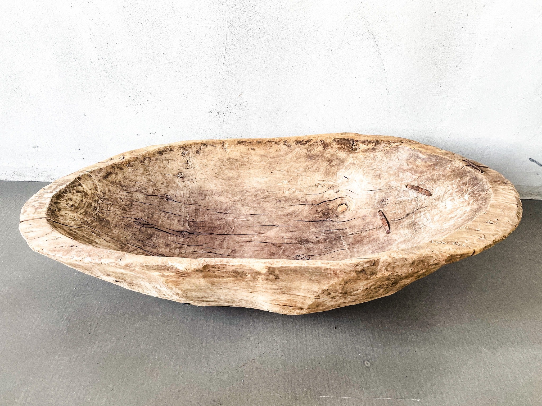 rustic wooden bowl #1