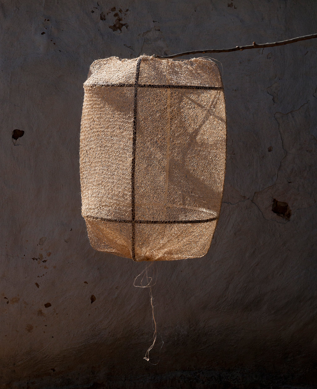 lamp bamboo / sisal tea dye
