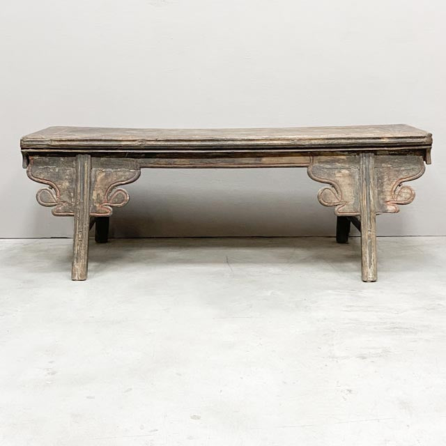 Old Chinese wooden bench