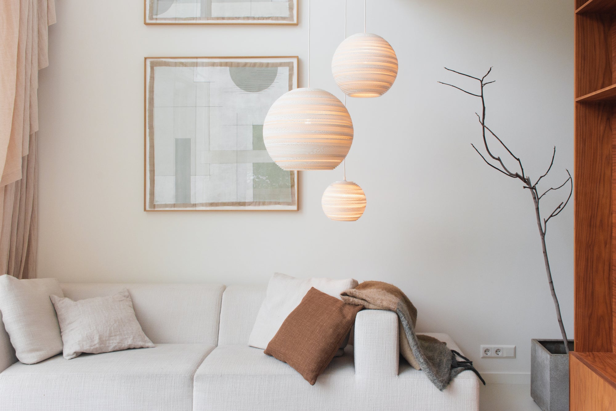 lamp cardboard white