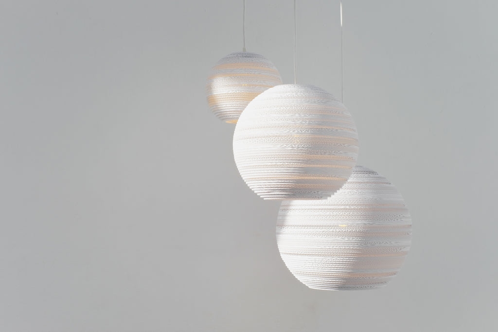 Lampe Cardboard weiß