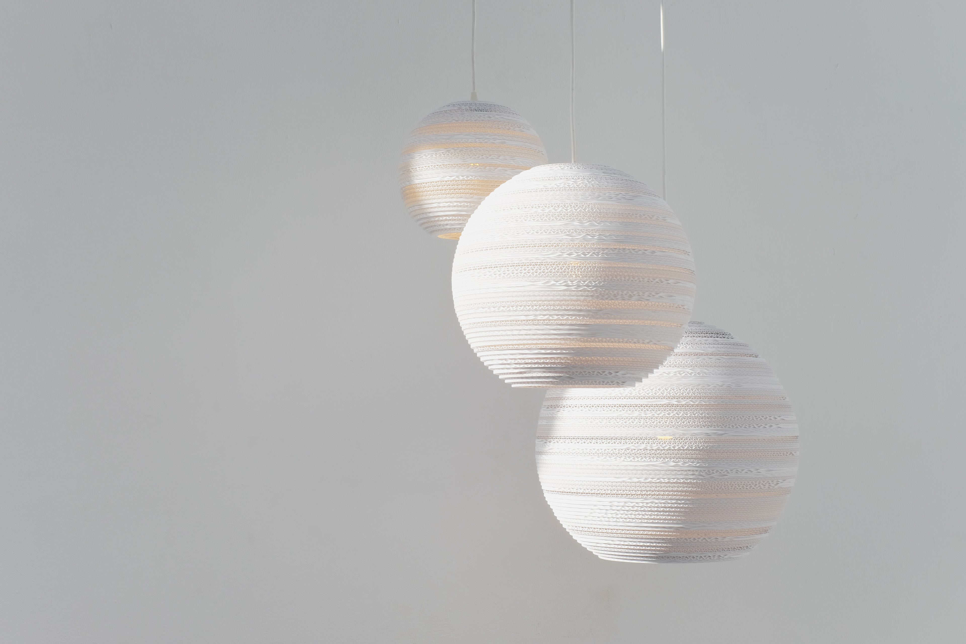Lampe Cardboard weiß