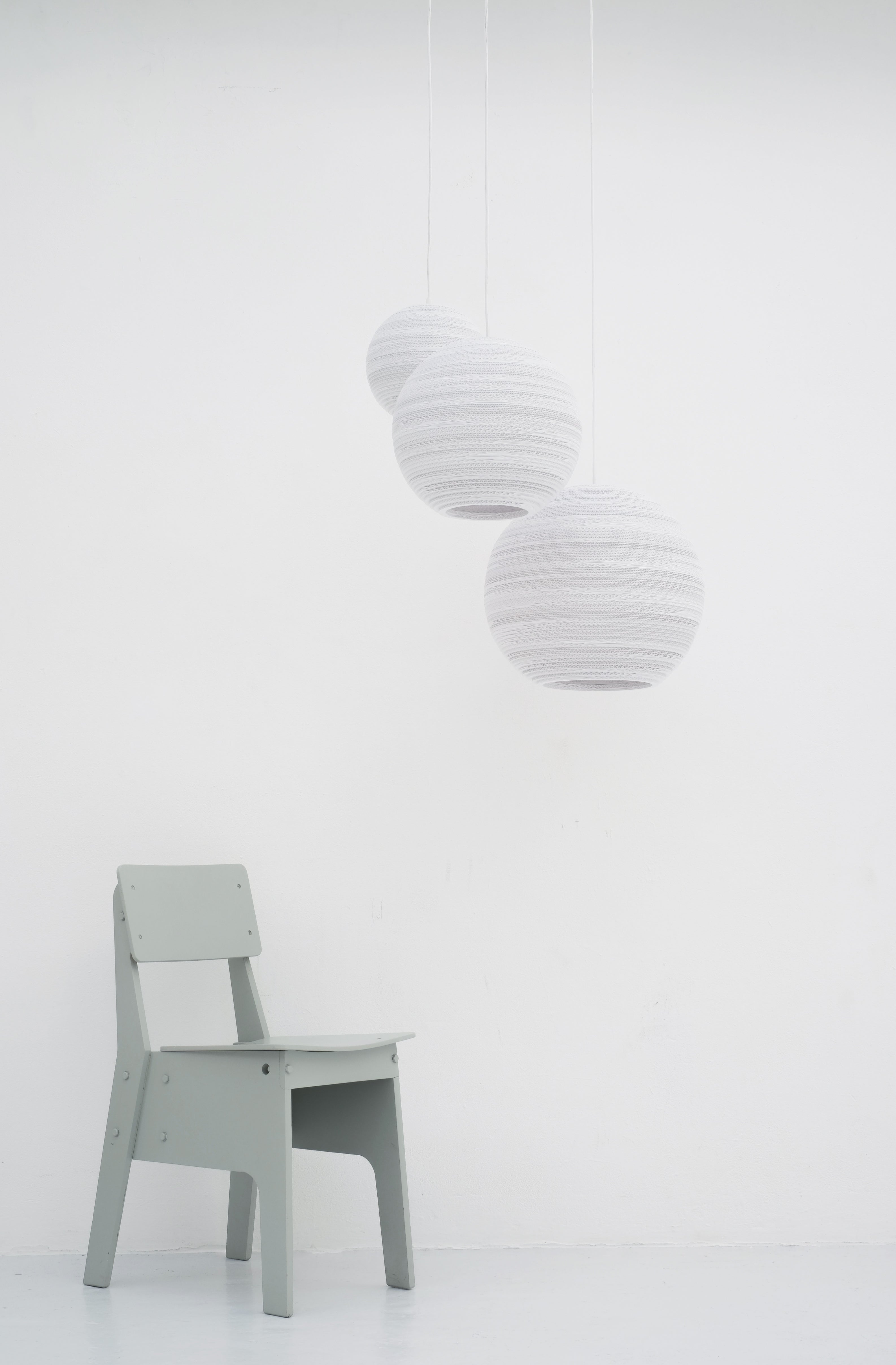 Lampe Cardboard weiß