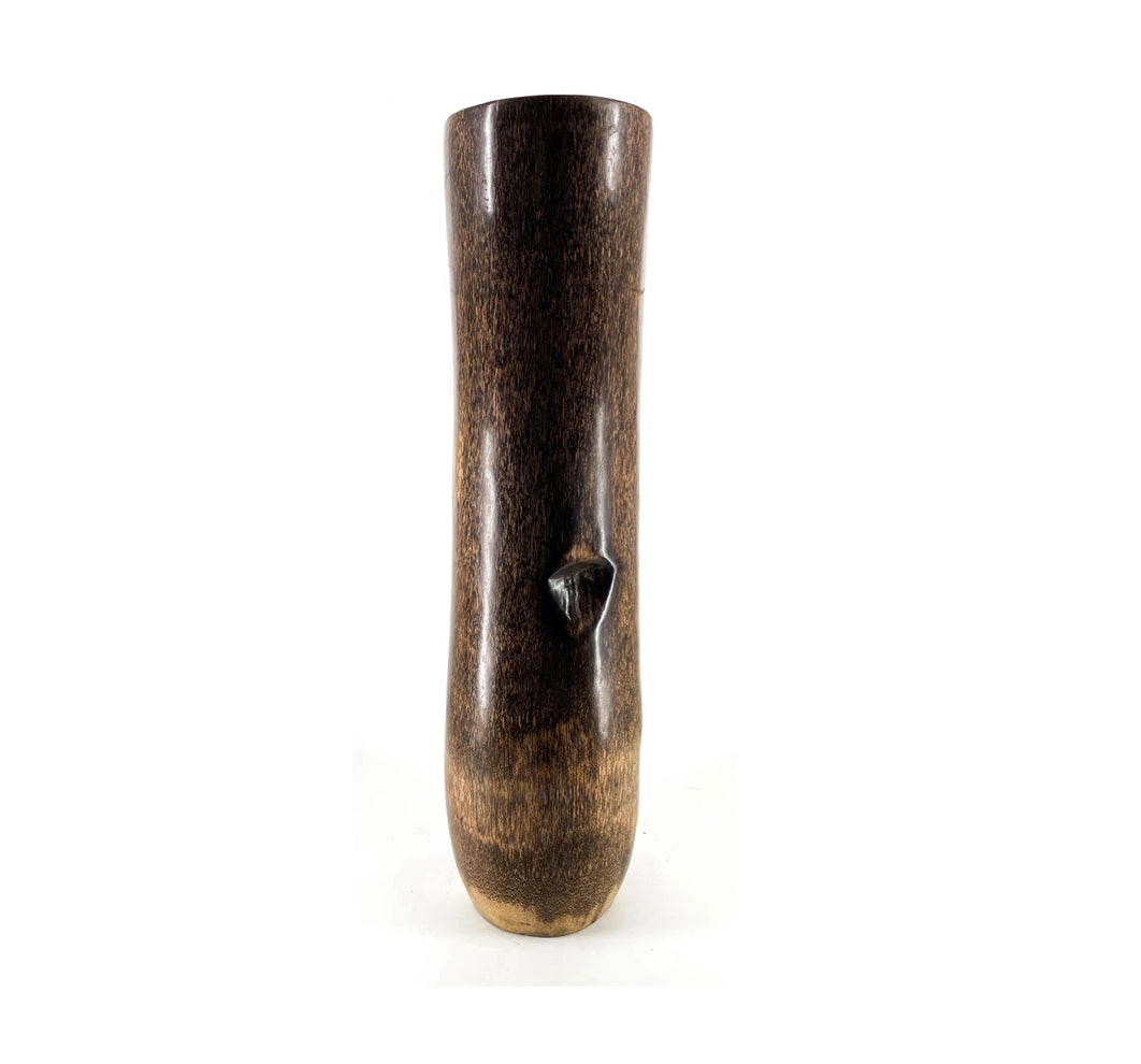 1m hohe Vase aus Palmenstamm