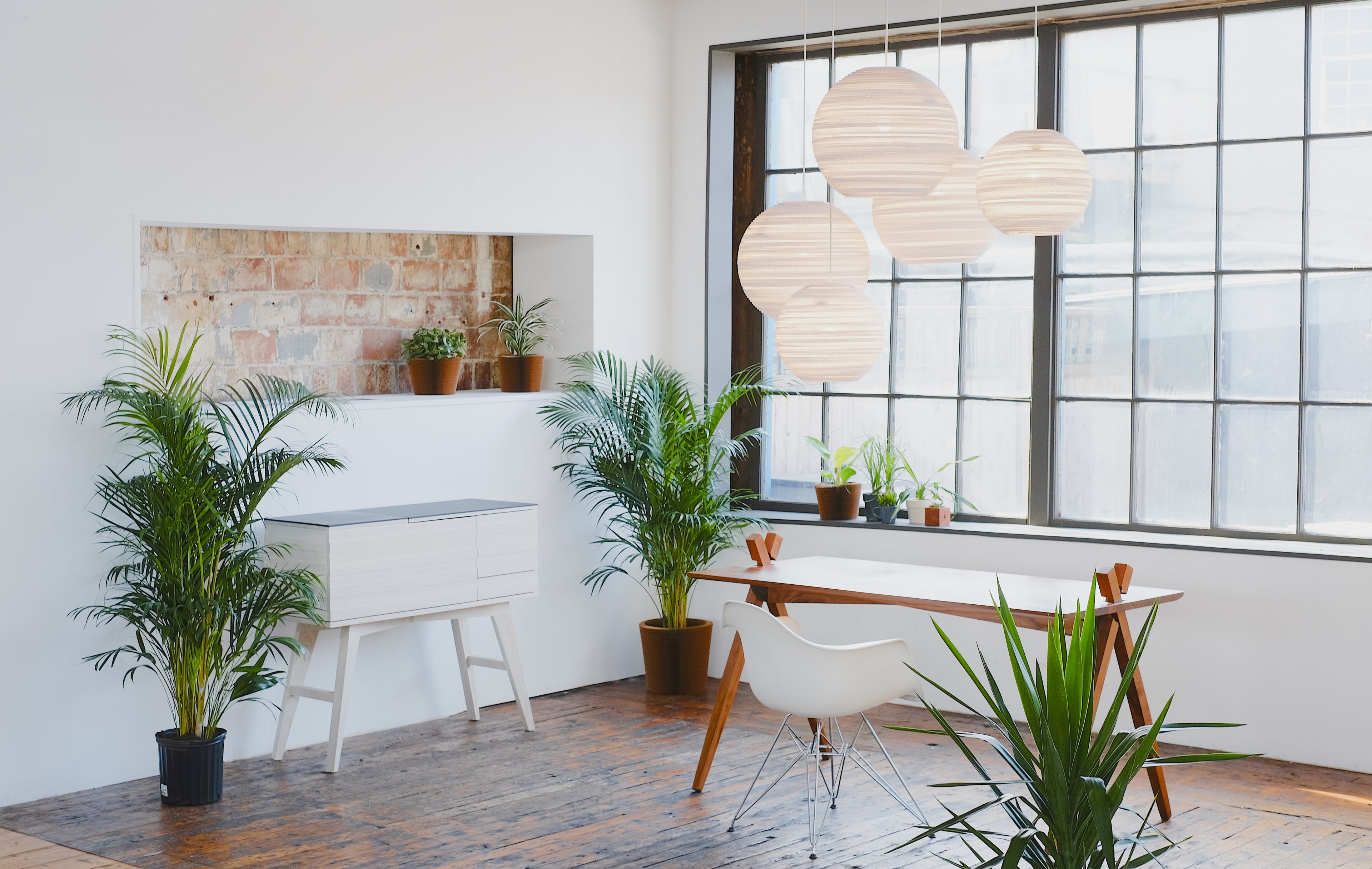 Lampe Cardboard weiß