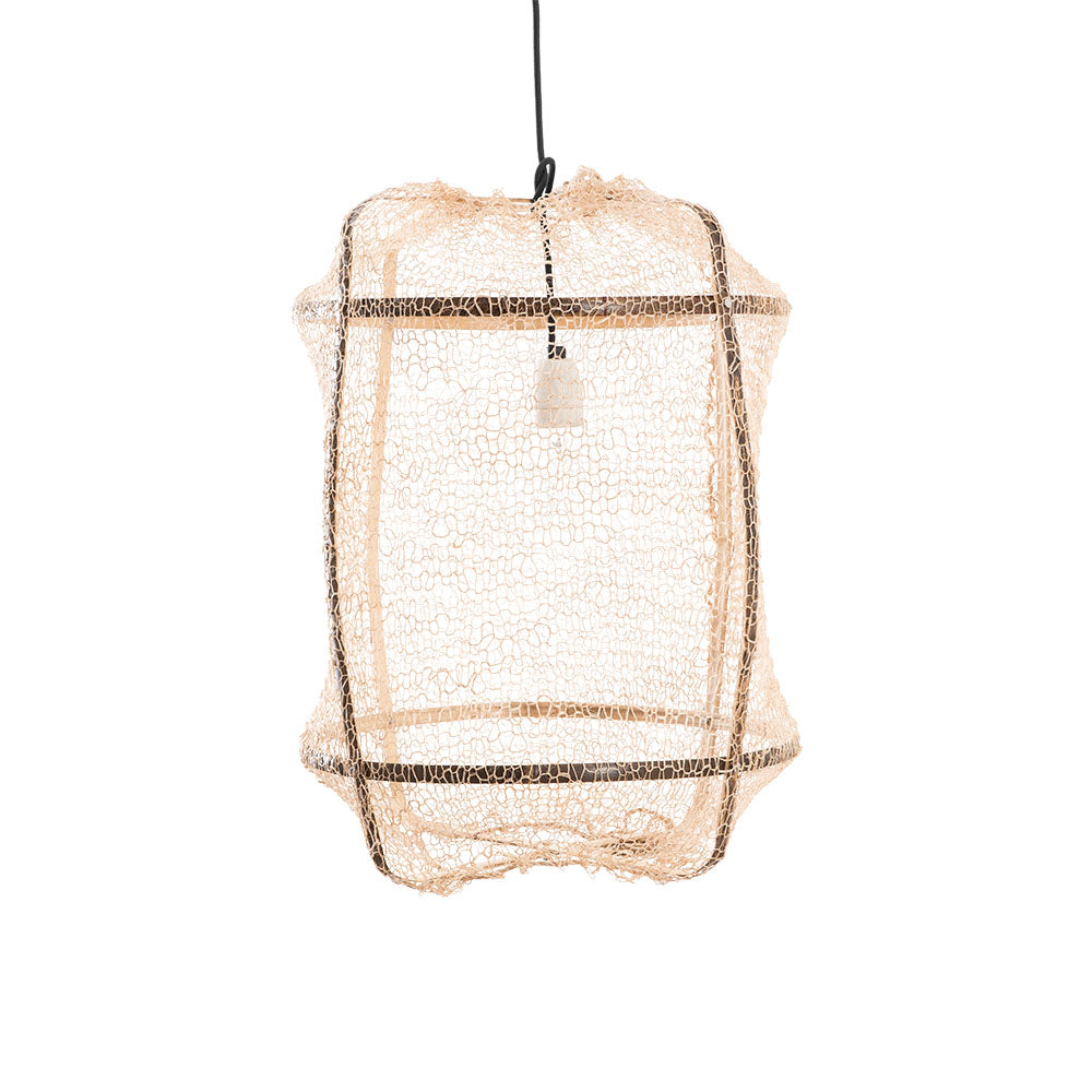 lamp bamboo / sisal tea dye