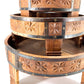 Traditional Indian tea tables, set of 3