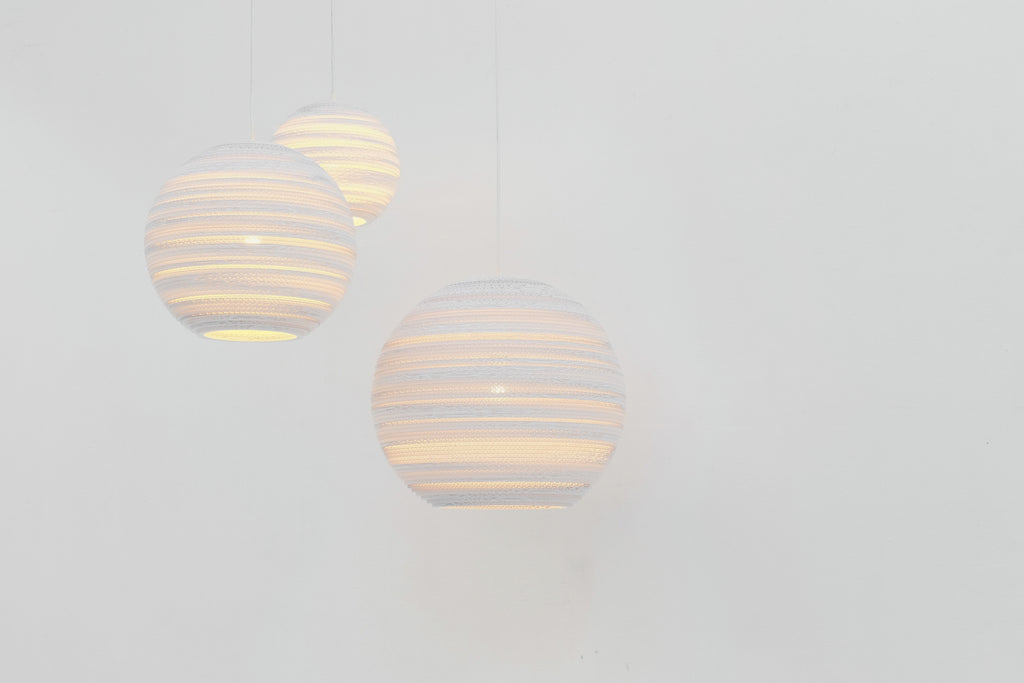 Lampe Cardboard weiß