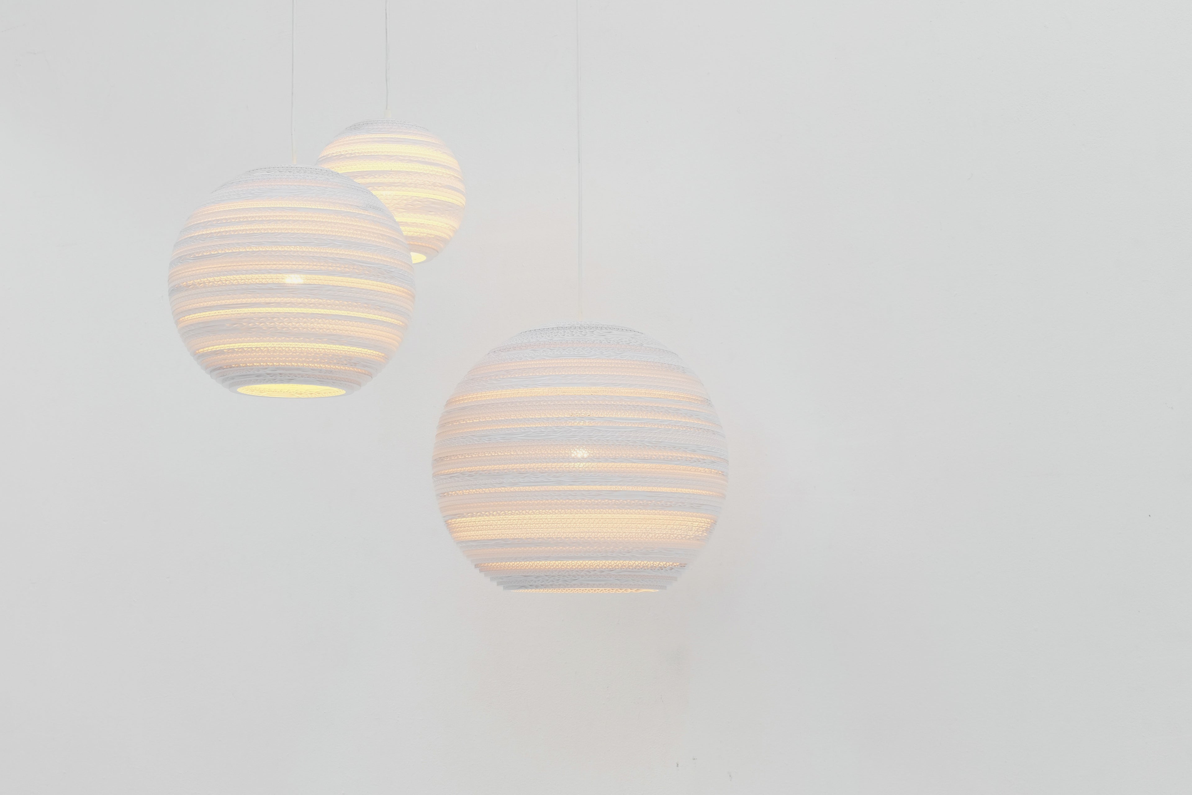 Lampe Cardboard weiß