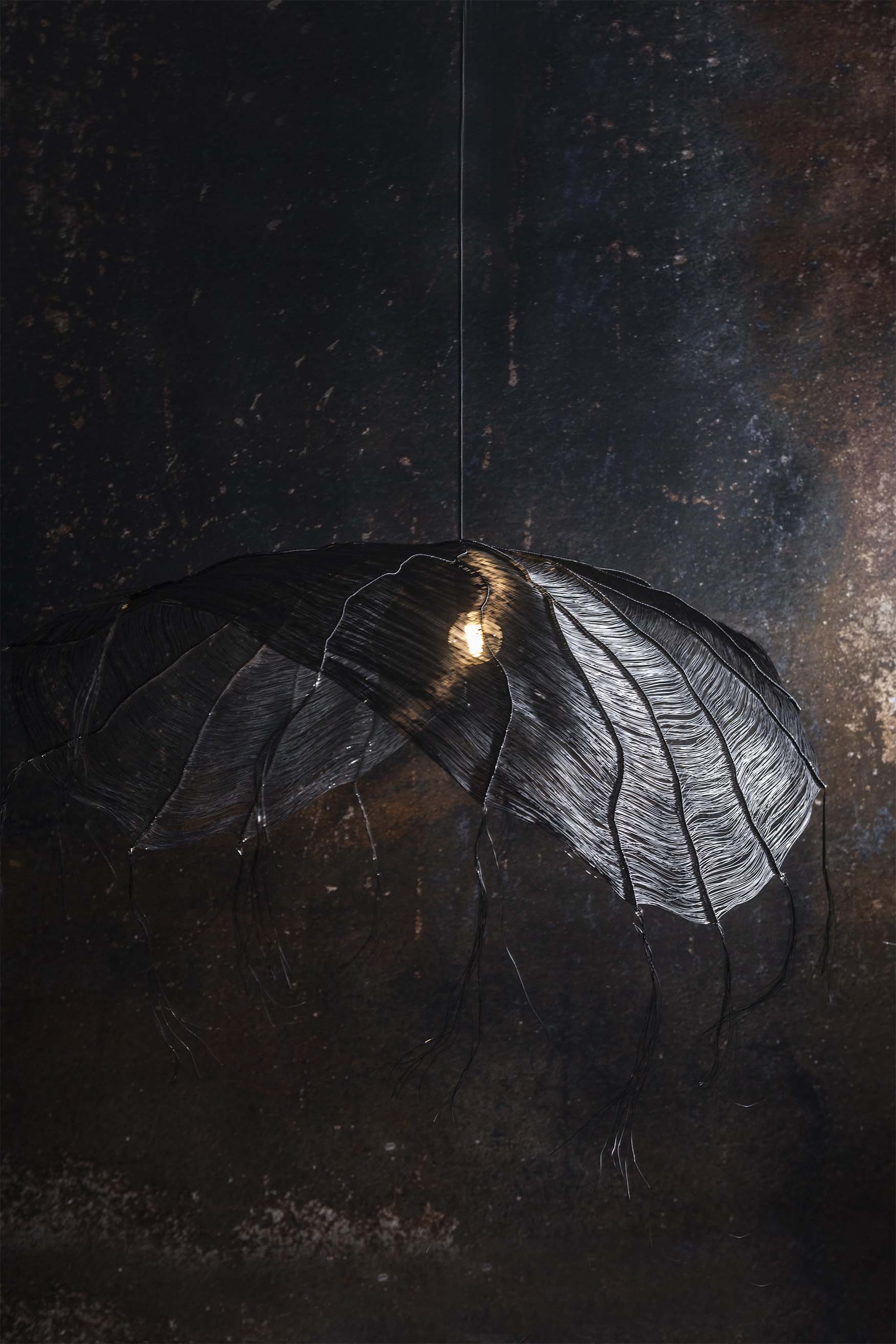 Suspension lamp Rhizome black