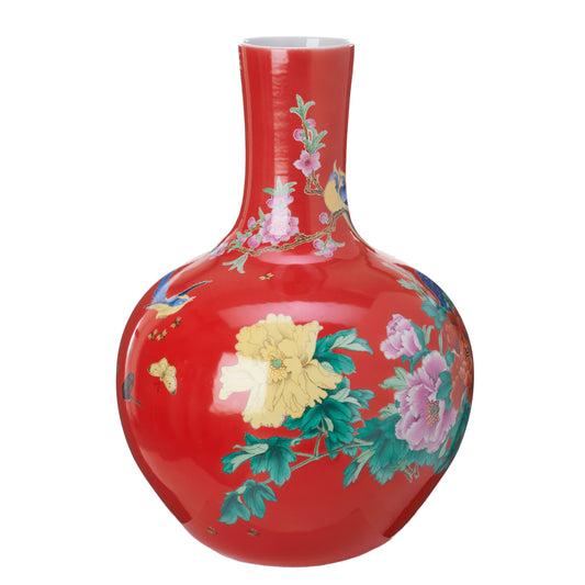 Vase red