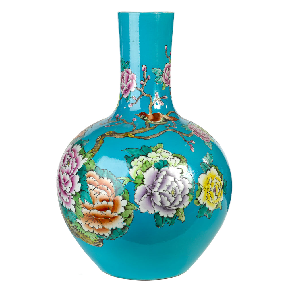 Vase hellblau