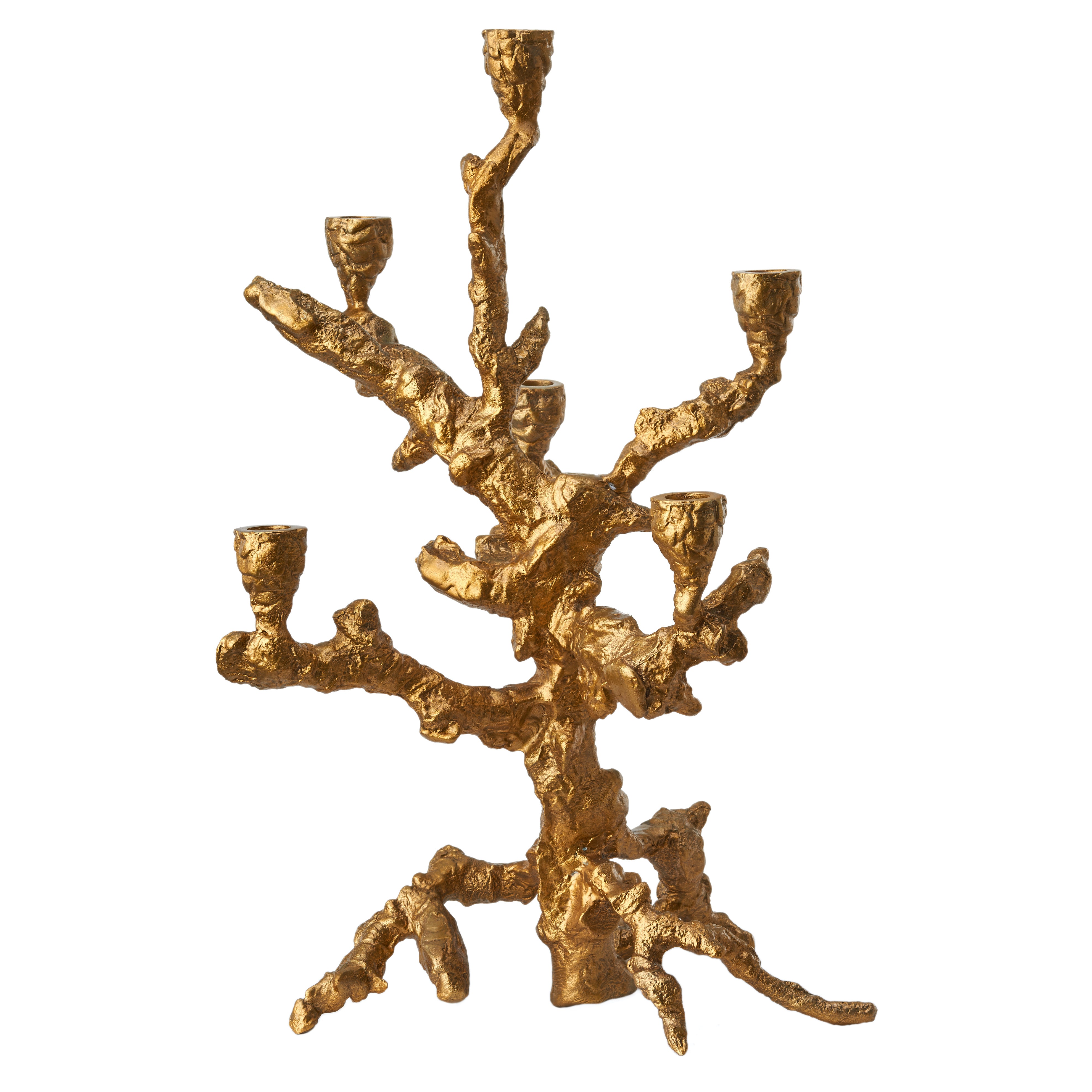 Candle holder tree trunk